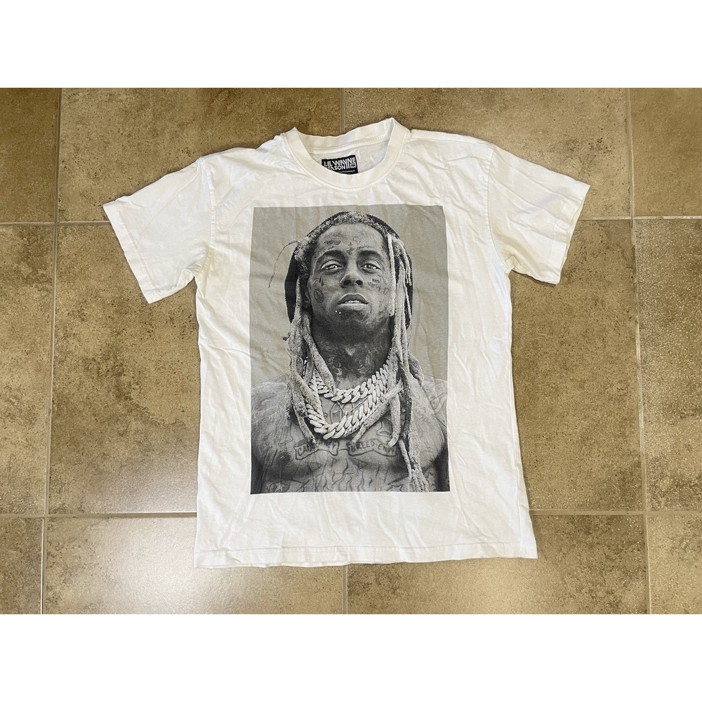 Reason Lil Wayne Graphic T-Shirt Mens Sz M White Best Rapper Alive Streetwear